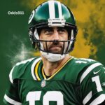 Aaron Rodgers in New York Jets uniform, ready to lead the team