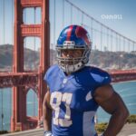 NY Giants Player Golden Gate Bridge