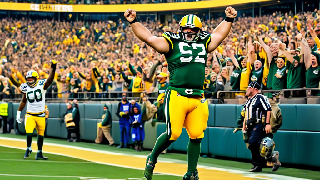 David Bakhtiari’s reaction to Packers’ victory over Colts was priceless