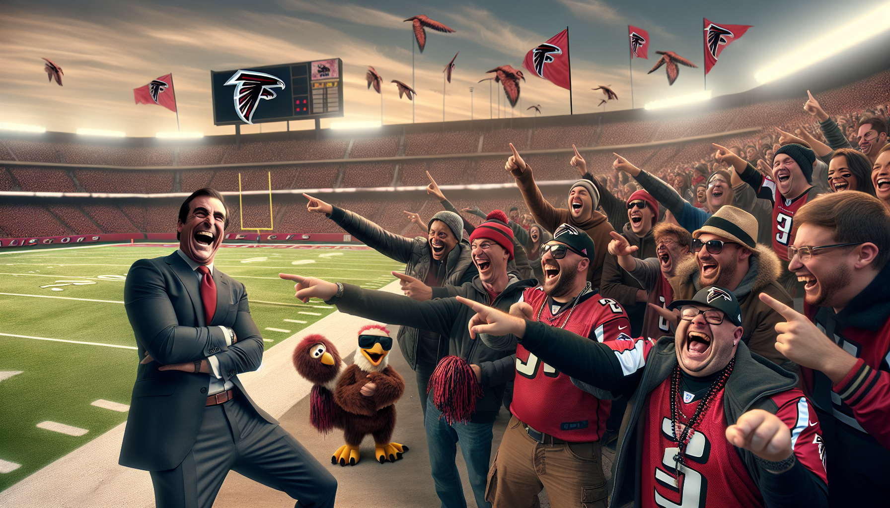 Falcons supporters should be amused by Eagles coach’s early celebration