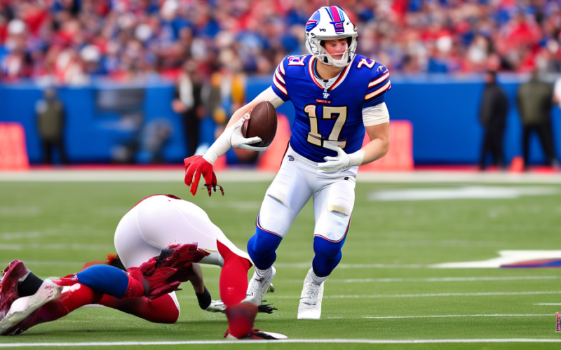 Josh Allen nears NFL milestone with impressive performance against Cardinals