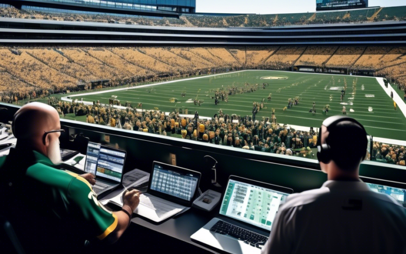 Who are the commentators and officials for today’s Packers vs Colts game?