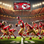 A-detailed-football-scene-from-a-rematch-between-the-San-Francisco-49ers-and-Kansas-City-Chiefs-set-in-a-large-brightly-lit-stadium